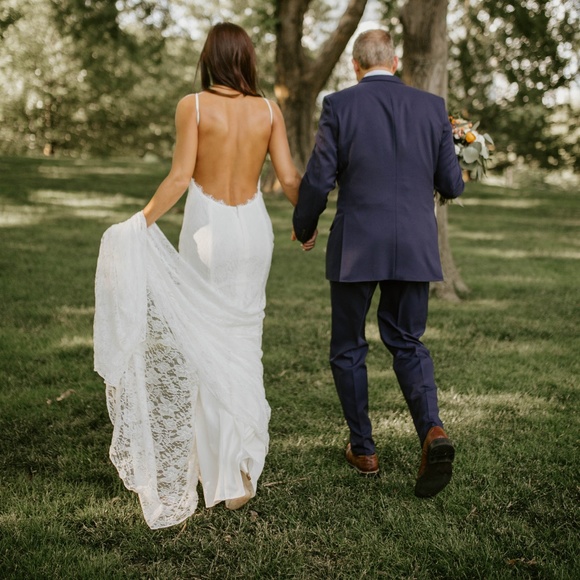 Galina Wedding Dress with Low Back WG3827 - Picture 5 of 8